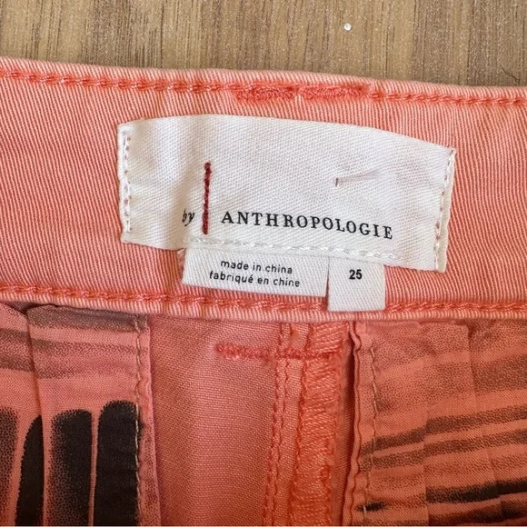 Anthropologie Chino Shorts Size 25 - Picture 6 of 10